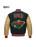  Minnesota Wild Classic Varsity Jacket