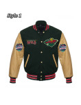  Minnesota Wild Classic Varsity Jacket