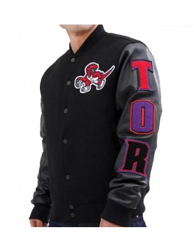  Toronto Raptors Black Varsity Jacket