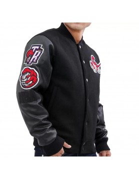  Toronto Raptors Black Varsity Jacket