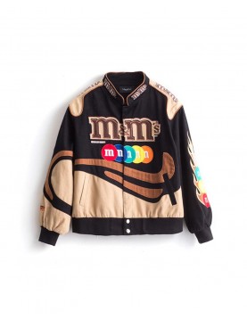 M&amp;M’s Baseball Varsity Jacket