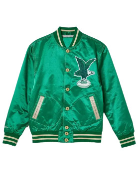 1938 Philadelphia Eagles Green Satin Jacket