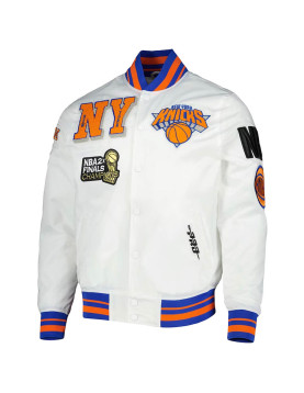 2x Finals Champions Mash Up Capsule New York Knicks White Jacket