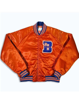 80’s Denver Broncos Orange Bomber Jacket