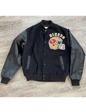 80’s San Francisco 49ers Black Varsity Jacket