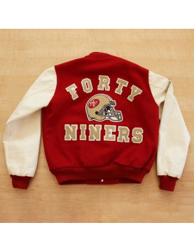 80’s San Francisco 49ers Red Letterman Jacket