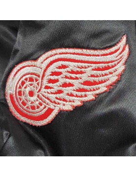 80’s Detroit Red Wings Black Bomber Jacket