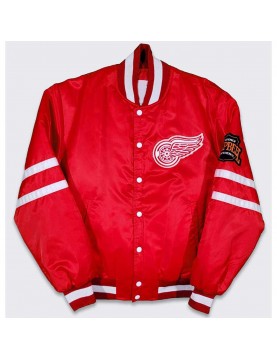 80’s Detroit Red Wings Campbell Red Bomber Jacket