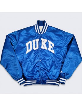 80’s Duke Blue Devils Blue Bomber Jacket