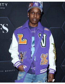 A$AP Rocky LV Varsity Jacket