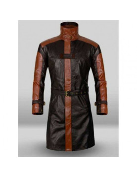 Aiden Pearce Watch Dog Leather Trench Coat