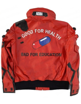 Akira Kaneda Cyberpunk 2077 Red Leather Jacket