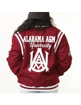 Alabama A&amp;M University Unisex Varsity Jacket