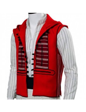 Aladdin Mena Massoud Red Hood Vest