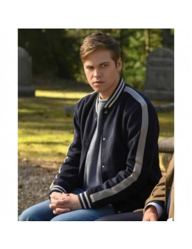 Alexander Calvert Supernatural Season 15 Bomber Jacket