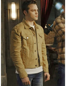 Alexander Calvert Supernatural Season 15 Mustard Jacket