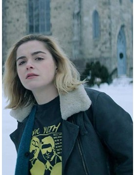 Angie Let It Snow Kiernan Shipka Leather Jacket