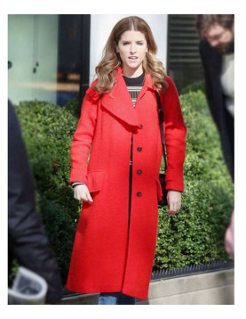 Anna Kendrick Love Life Red Coat