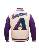 Arizona Diamondbacks Retro Classic Rib Varsity Jacket