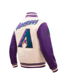 Arizona Diamondbacks Retro Classic Rib Varsity Jacket