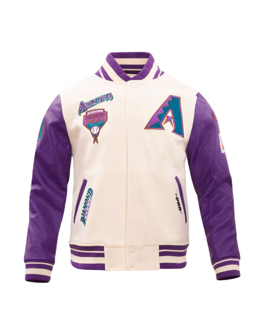 Arizona Diamondbacks Retro Classic Rib Varsity Jacket