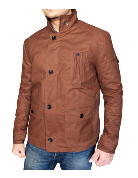 Arrow Season 2 Stephen Amell Brown Cotton Jacket