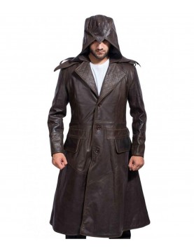 Assassin’s Creed Syndicate Jacob Leather Trench Coat Costume