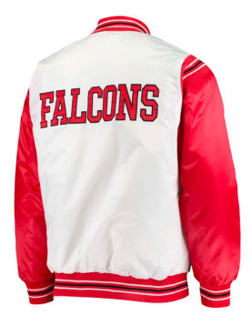 Atlanta Falcons Starter Red and White Jacket