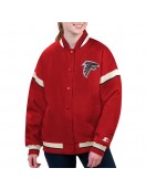 Atlanta Falcons Tournament Red Varsity Jacket