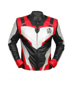 Avengers Endgame Quantum Realm Leather Jacket