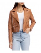 Average Joe Ashley Olivia Fisher Leather Jacket