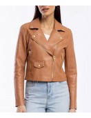 Average Joe Ashley Olivia Fisher Leather Jacket