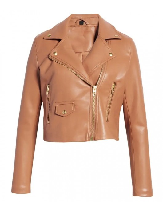 Average Joe Ashley Olivia Fisher Leather Jacket