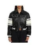 Avirex N4 Cropped Leather Jacket