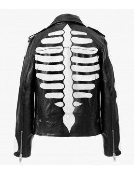 Axl Rose Guns N Roses Skeleton Motorcycle Costume Leather Jacket