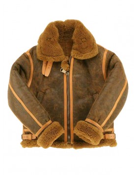 B3 Bomber Aviator Shearling Jacket