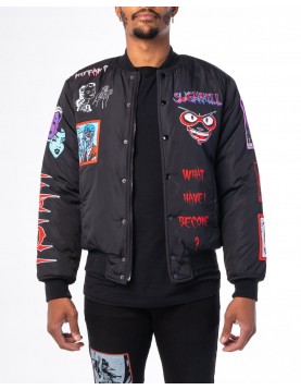 Black Mutant Bomber Jacket 