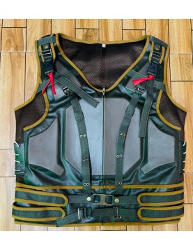 Bane Vest The Dark Knight Rises Military Tom Hardy Faux Leather Vest Costume