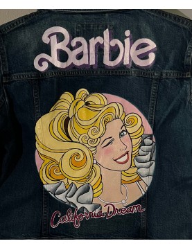 Barbie Denim Black Jacket, Barbie 2023 jacket