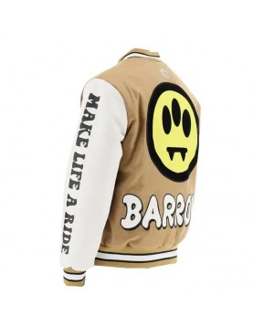 Barrow College Camel Wool Varsity Jacket