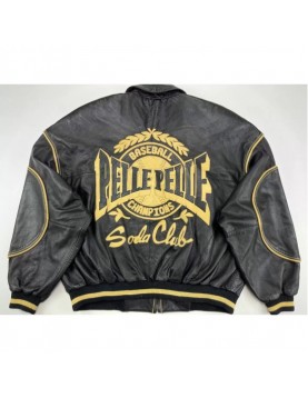 Baseball Pelle Pelle Champion Leather Jacket