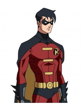 Batman Tim Drake Red and Black Jacket