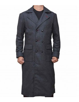 Benedict Cumberbatch Sherlock Grey Trench Coat Costume