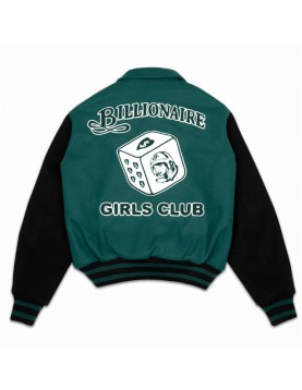 Billionaire Girls Club Dice Varsity Jacket