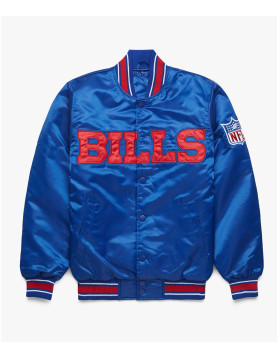 Bills Gameday Satin Blue Jacket