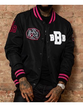 Black Bottle Boy Satin Jacket