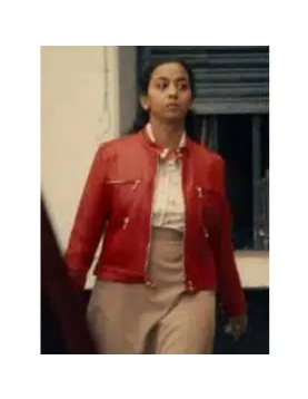 Black Mirror S06 Anjana Vasan Leather Jacket