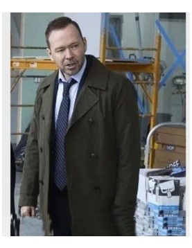 Blue Bloods Donnie Wahlberg Green Wool Coat