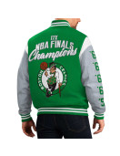 Boston Celtics Franchise Varsity Green and Gray Jacket