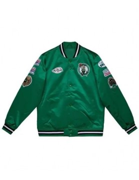 Boston Celtics Varsity Satin Jacket